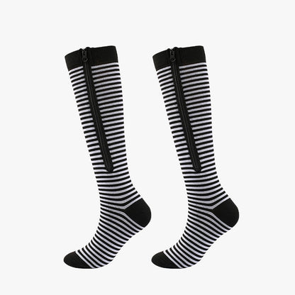 🏃‍♂️ EasyZip Compression Socks – Zipper Support Socks for Swollen Legs & Everyday Comfort 👣💙
