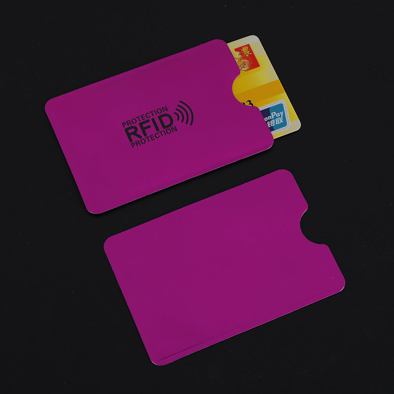 💳 19 Colors RFID Anti-Theft Card Sleeves, 8 Pieces Per Pack
